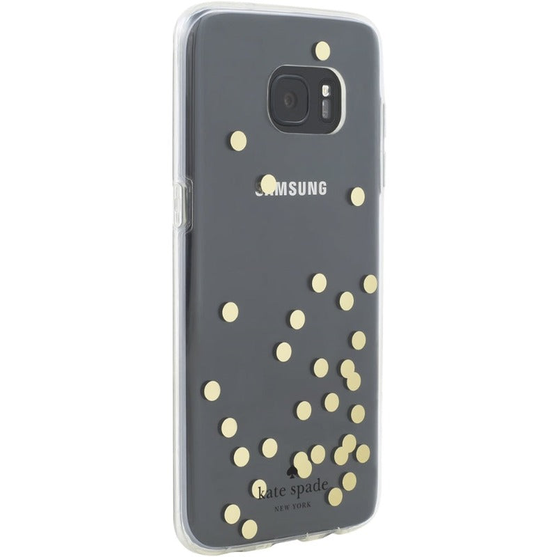 Kate Spade Clear Dot Case for Samsung Galaxy S7 Edge - Clear / Gold Dot Foil