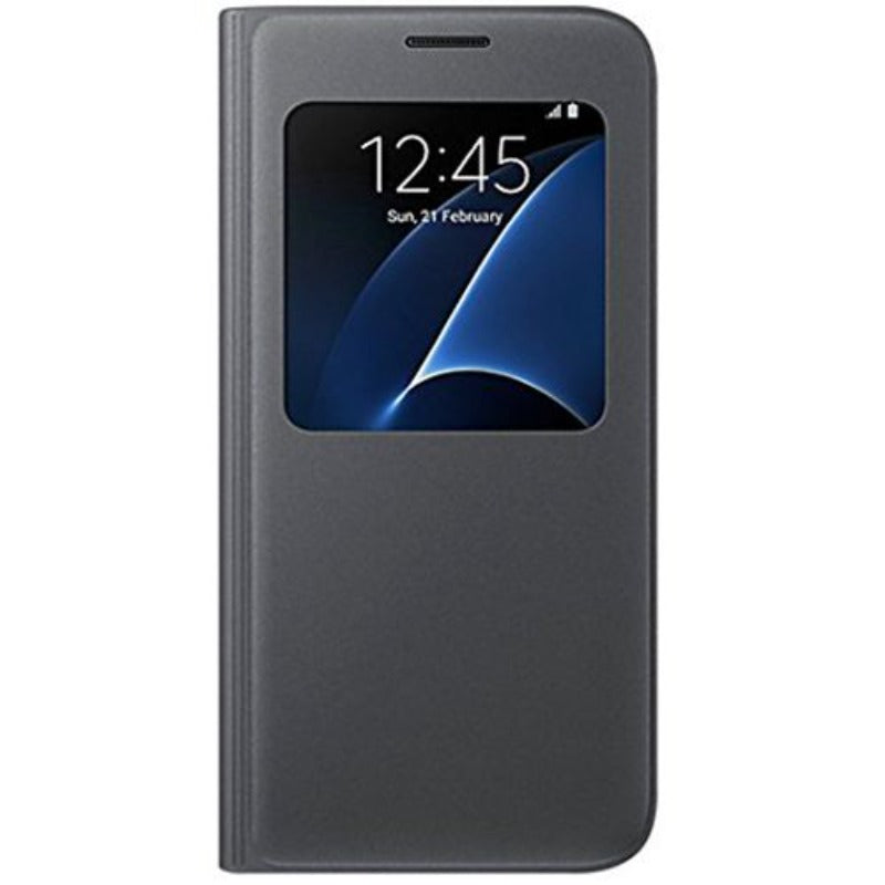 Samsung S View Flip Cover for Samsung Galaxy S7 - Black