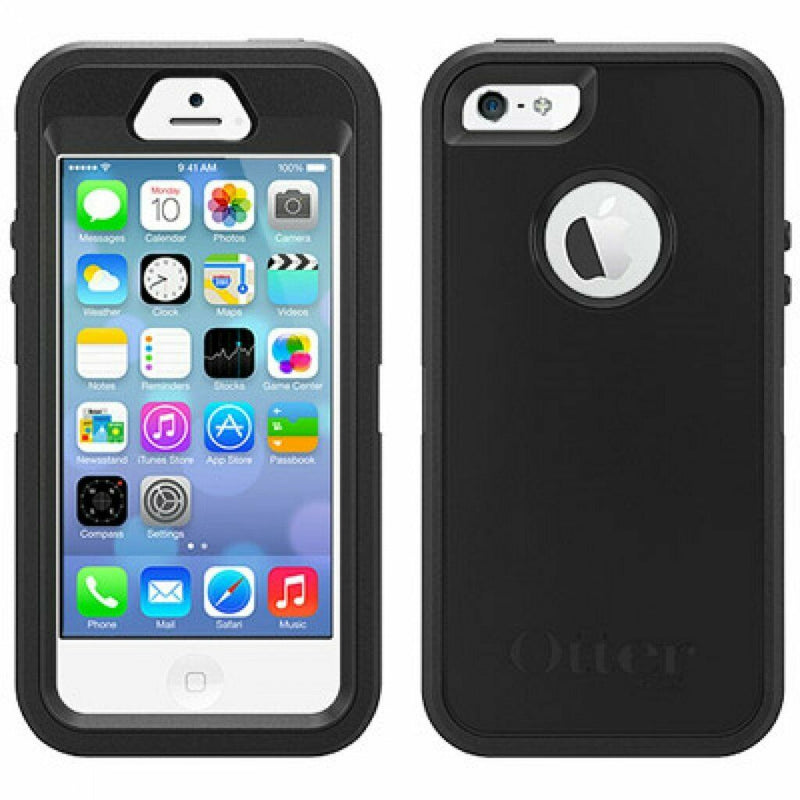 OtterBox Defender Series Rugged Protection for Apple iPhone 5 / 5S / SE - Black