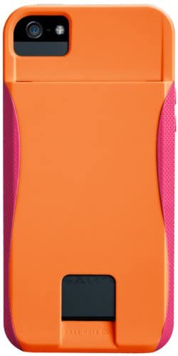 Case-Mate Pop ID! - Integrated Wallet for Apple iPhone 5 - Orange & Pink