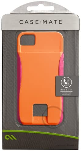 Case-Mate Pop ID! - Integrated Wallet for Apple iPhone 5 - Orange & Pink