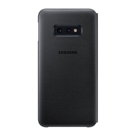 Official Genuine Samsung LED View Cover Flip Wallet Case for Samsung Galaxy S10e - Black