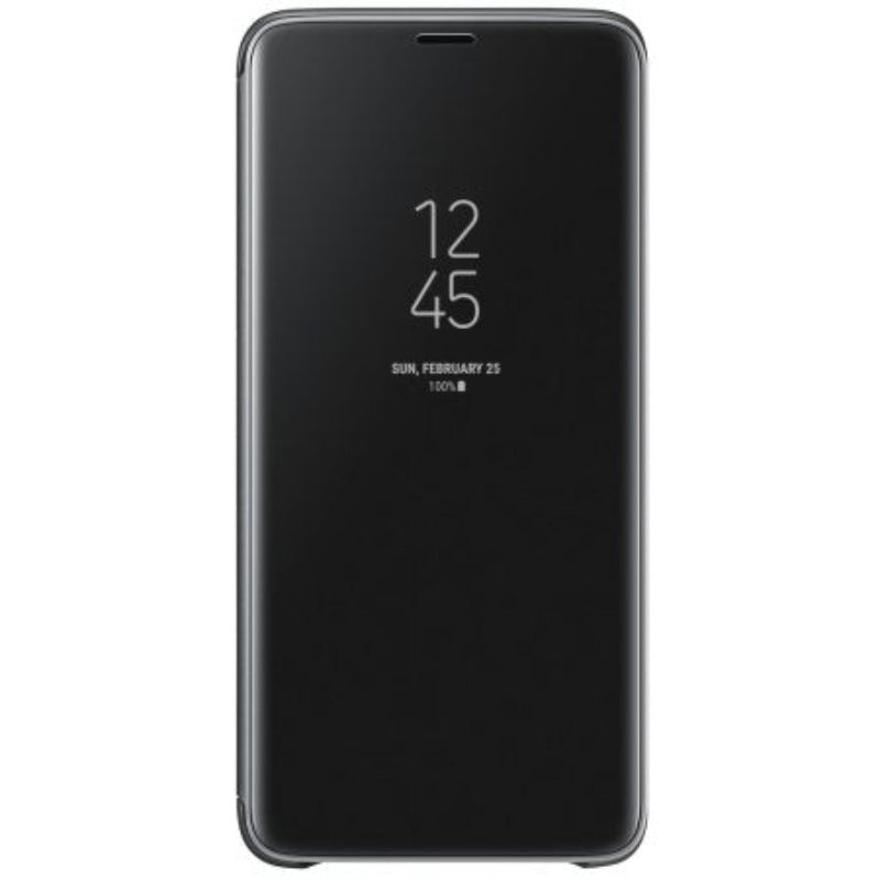 Samsung Clear View Standing Cover for Samsung Galaxy S9+ - Black