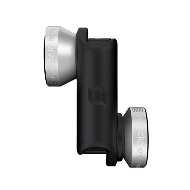 Olloclip 4-in-1 Photo Lens for Apple iPhone 6 / 6s / 6 Plus / 6s Plus - Silver Lens / Black Clip