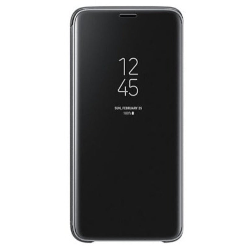 Samsung Clear View Standing Cover for Samsung Galaxy S9 - Black